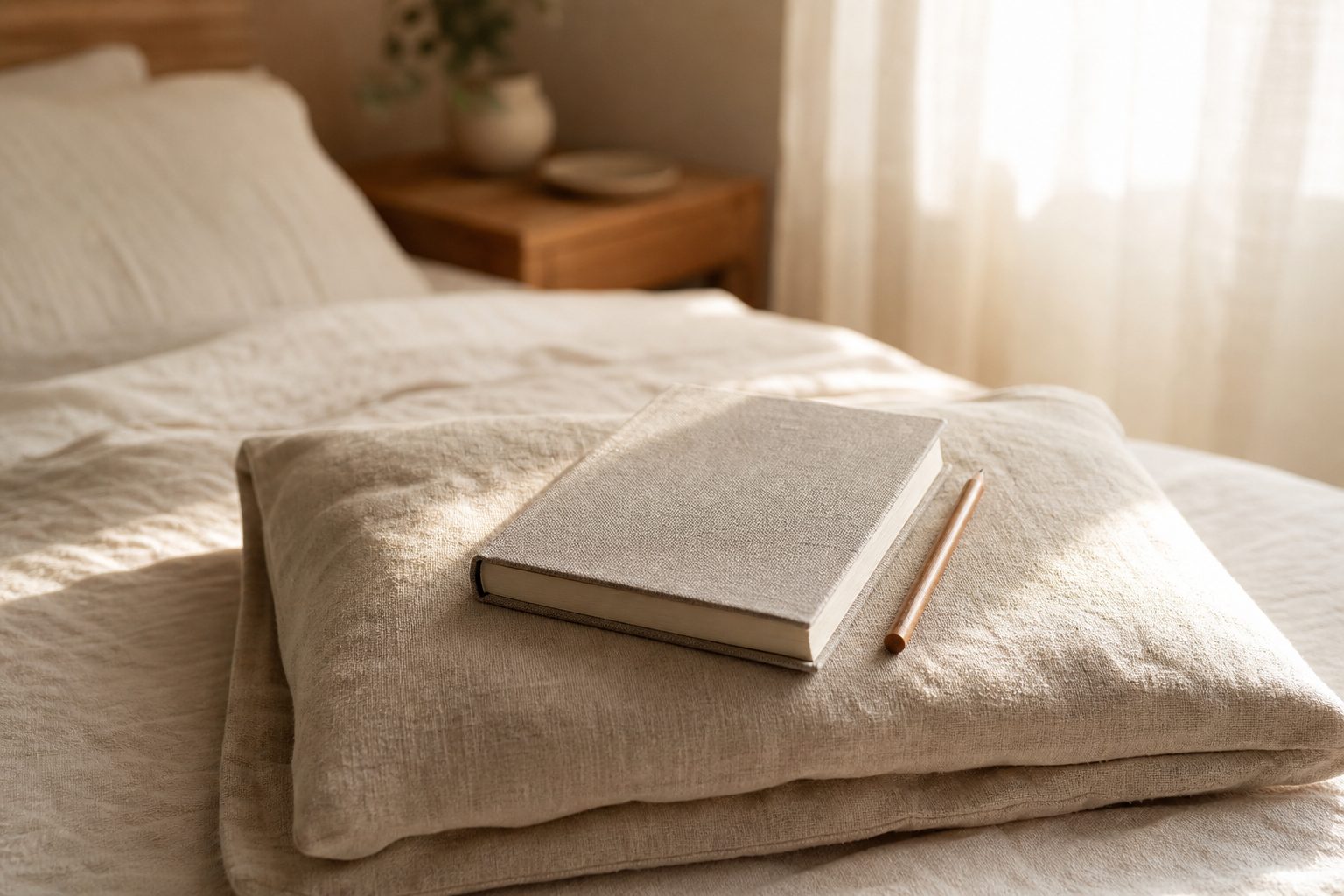 Offenes Buch, dampfender Tee, Kekse und Strickdecke als Winter-Lese-Ritual